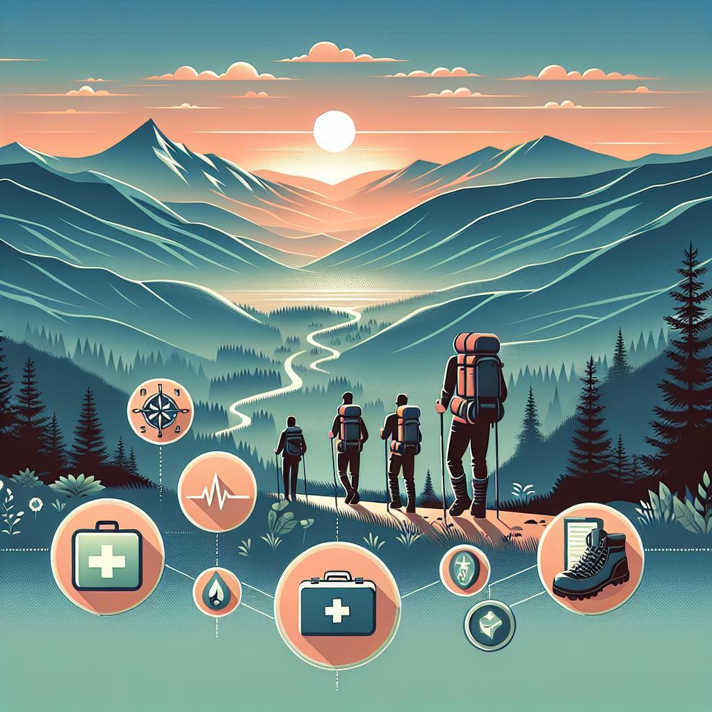 Wichtige Sicherheitsregeln für lange Wanderungen