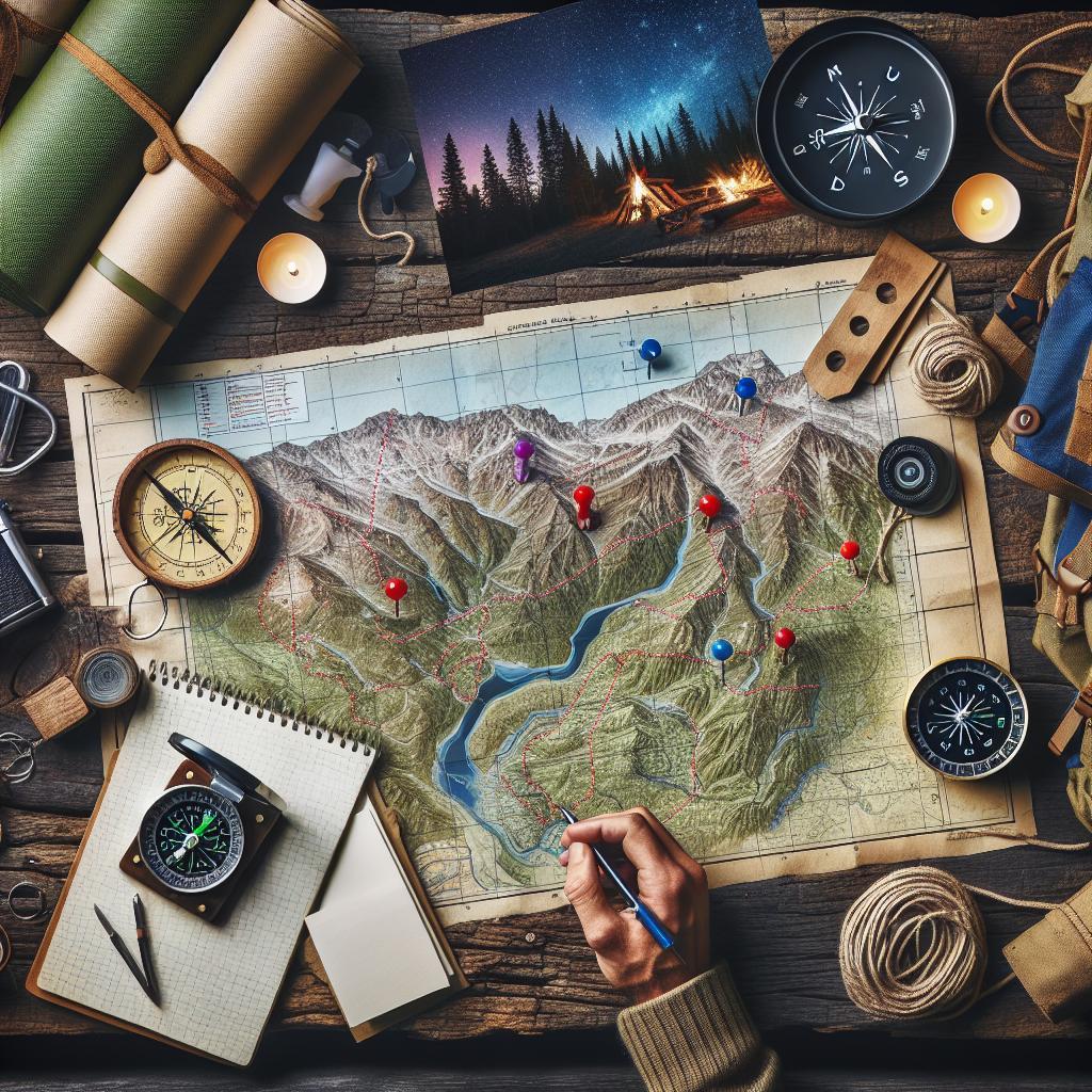 Routenplanung für mehrtägige Outdoor-Touren