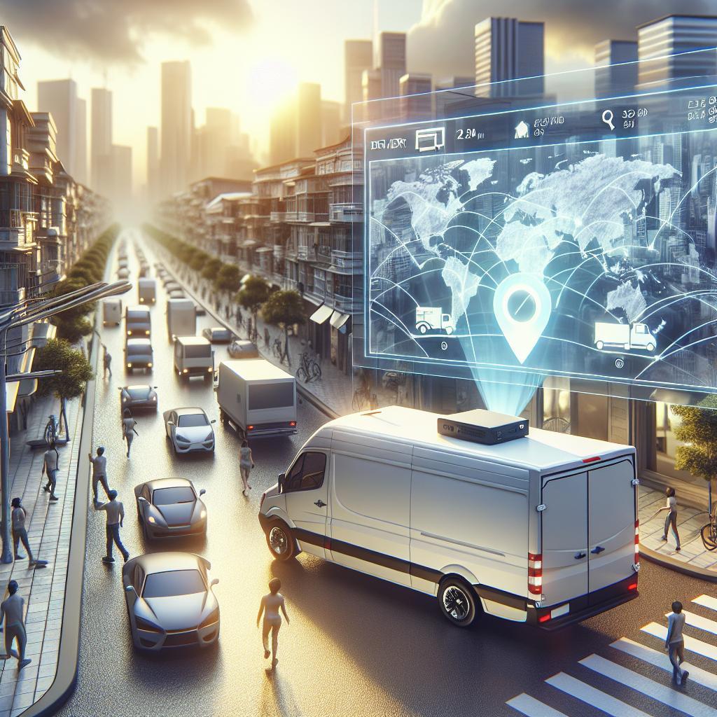 GPS Tracker Lieferwagen